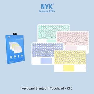 [KB-NYK-K60] NYK K-60 Keyboard Bluetooth Slim Mini Touchpad NYK K60 (with trackpad)