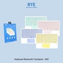 NYK K-60 Keyboard Bluetooth Slim Mini Touchpad NYK K60 (with trackpad)