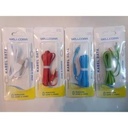 Kabel Data Wellcome 1.5 Meter Usb Lightning 1.5M Ecer Kabel Flat IP