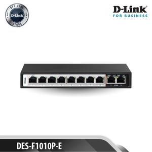 [SW-DL-DES-F1010P-E] D-Link DES-F1010P-E 250M 10-Port 10/100 Switch with 8 PoE Ports