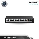 D-Link DES-F1010P-E 250M 10-Port 10/100 Switch with 8 PoE Ports