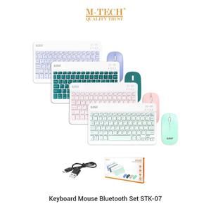 [MK-MT-STK07] M-Tech STK07 Bluetooth Combo Keyboard Mouse STK-07 Wireless