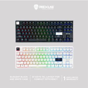 [1732133411713745963] Keyboard REXUS DAIVA RX-D87 / RXD87 South Facing LED Triple Connection
