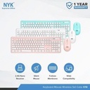 NYK Mouse Keyboard Combo K-10 WIreless Silent K10