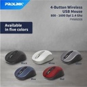 Mouse Prolink PMW6008 Mouse Wireless 1600dpi 4Buttons