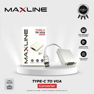 MaxLine Converter Cable Type-C To VGA / MaxLine USB Type-C To VGA