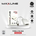 MaxLine Converter Cable Type-C To VGA / MaxLine USB Type-C To VGA