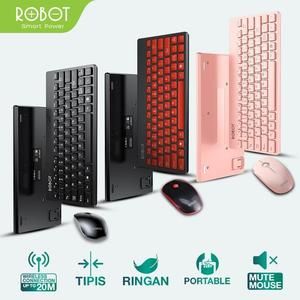 ROBOT Portable Mini Wireless KM-3000 Keyboard and Mouse KM3000 Combo