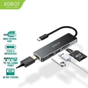 ROBOT HT-240S / HT240S USB HUB ADAPTER 5IN1 TYPE C WITH HDMI ALL IN