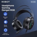 Headphone Headset ROBOT RH-G30 / RHG30 3.5MM RGB Gaming Headset Gamer