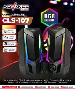 Speaker Gaming Advance CLS-107 / CLS107 RGB