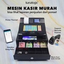 Kanalogic KCR-181SW Cash Register KCR181SW Black Cash Drawer