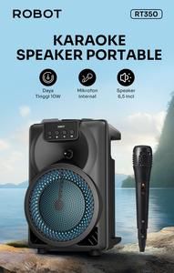 ROBOT RB350 BLUETOOTH SPEAKER RB-350 KARAOKE + MICROPHONE 5.1