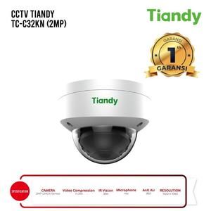 IP CAMERA CCTV TIANDY INDOOR TC-C32KN DOME 2MP AUDIO MIC TC C32KN