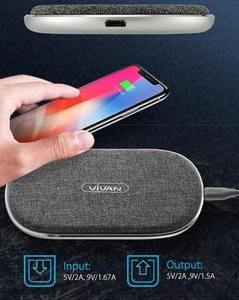 [KB-V-VWC02] Vivan Wireless Charger VWC-02 Fast Charging VWC02 Quick Charger