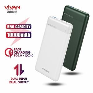 [PB-V-VPB-M10] VIVAN VPB-M10 PowerBank 10000mAh 2 Input 2 Output Fast Charging VPBM10