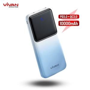 [PB-V-VPB-D10] Vivan Powerbank VPB-D10 / VPBD10 10000mah Fast Charging QC 3.0 PD 20W