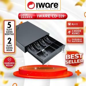 [CD-IW-CD399] CASH DRAWER LACI KASIR RJ11 IWARE CD-339 LACI UANG IWARE CD339