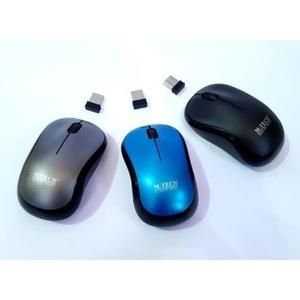 [MS-MT-W90] Mouse Wireless Silent Mtech W90 Optical Mouse 2.4Ghz M-tech W 90