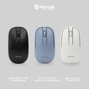 Mouse Wireless Rexus Q5 Silent Click Mouse Wireless Office 2.4GHz