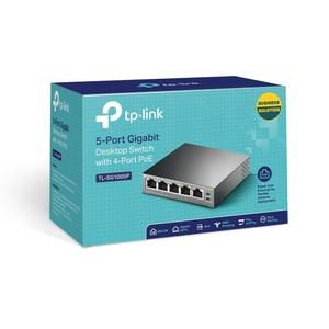 [SW-TPL-TL-SG1005P] TPLink TL-SG1005P 5-Port Gigabit Desktop Switch with 4-Port PoE