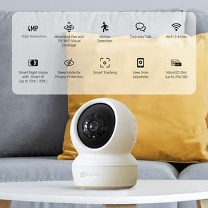[CCTV-EZ-H6C-4MP] EZVIZ H6C 4MP 2K+ PAN-TILT 2.4/5GHZ INDOOR WIFI