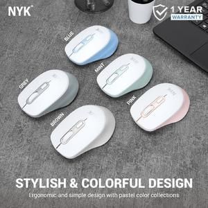 [MS-NYK-C50] Mouse NYK C50 Dual Mode Bluetooth Wireless 2.4Ghz Silent Mouse