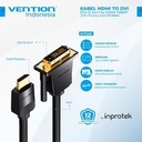 Vention Kabel HDMI to DVI Bidirectional DVI-D 24+1 to HDMI 1080P