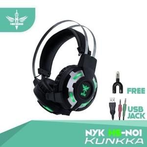 [HS-NYK-HS-N01] Headset Gaming NYK HS-N01 Kunkka Headset Gaming Full Size Shining
