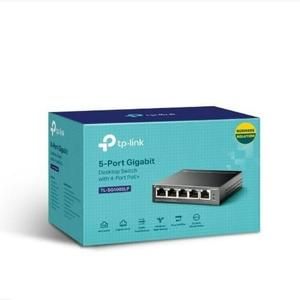 TP-Link SG1005LP 5-Port Gigabit Desktop Switch with 4-Port PoE