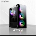 Casing Infinity Vesta V2 Incude 4Fan Rgb 12Cm Case Infinity Vesta V2