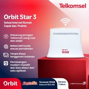Telkomsel Orbit Star 3 Modem WiFi 4G High Speed Bonus Data