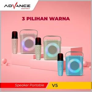 Speaker Advance V5 portable RGB With Mic Wireless Blueetooth