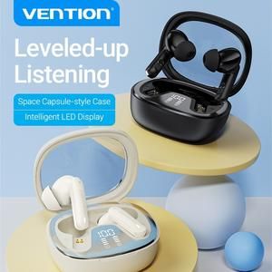 [TWS-VT-A01] Vention TWS Wireless Earbuds Headset Bluetooth Earphone LED Air A01