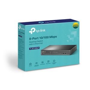 [SW-TPL-TL-SF1008LP] TP-LINK TL-SF1008LP 8-Port 10/100Mbps Desktop Switch with 4-Port PoE
