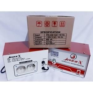 STAVOL JAZZ X 500VA STABILIZER LISTRIK / STAVOLT LISTRIK JAZZ-X 500VA.