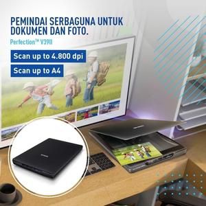 [SCN-EP-V-39-II] Scanner Epson Perfection V39 II Flatbed Photo Scanner V-39 II 4800 Dpi