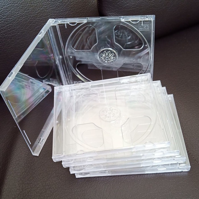 Kotak CD/DVD Mika Transparant Tipis