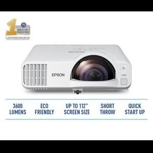 [PJT-EP-EB-L200SX] Projector Epson EB-L200SX XGA 3600 Lumens SHORT THROW