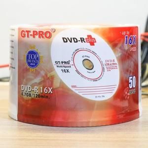 Deskripsi DVD-R 16x GT PRO Plus DVD R plus GTPRO ISI 50