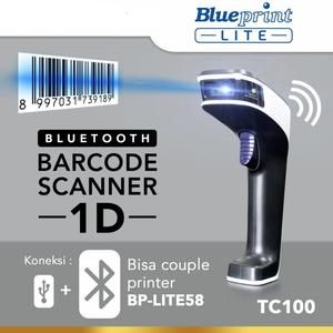 Barcode Scanner CCD 1D Auto Scan USB+Bluetooth BLUEPRINT BP - TC100