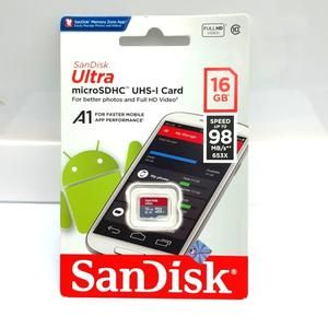 Micro SD Sandisk A1 16gb Speed 98mbps Micro SDHC UHS-I Card SanDisk