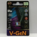 V-gen Micro SD Vgen 64GB Class 10 TURBO SERIES Memory Card HP 64 GB NA