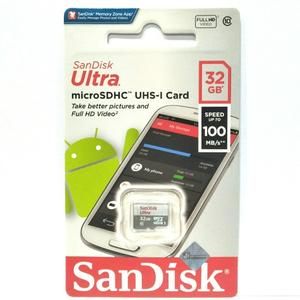 Micro SD Sandisk Ultra 32gb Speed 100mbps Class 10 MicroSD 32 gb