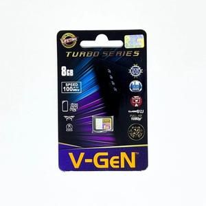 V-gen Micro SD Vgen 8GB Class 10 TURBO SERIES Memory Card HP 8 GB NA