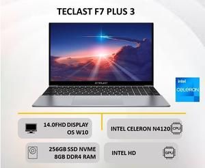 LAPTOP TECLAST F7 PLUS 3 N4120 8GB 256SSD W10 14.0FHD DARK GREY