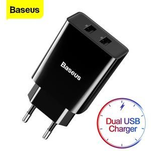 [1731145059075261483] Baseus Adapter Kepala Charger Speed Mini Dual U Charger 10.5W Baseus
