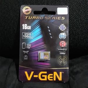 V-gen Micro SD Vgen 16GB Class 10 TURBO SERIES Memory Card HP 16 GB NA