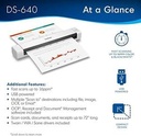 Scanner Brother DS-640 DS640 Compact Mobile Document Scanner Portable