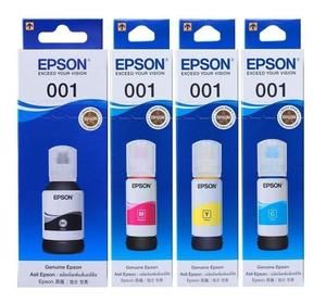 [RF-EP-001-CY] Tinta Epson 001 Cyan Magenta Yellow Black Original